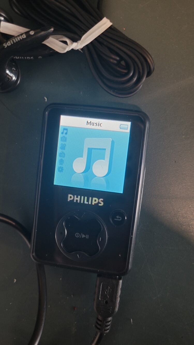 Philips GoGear SA3025/37 MP3 Music Player Black